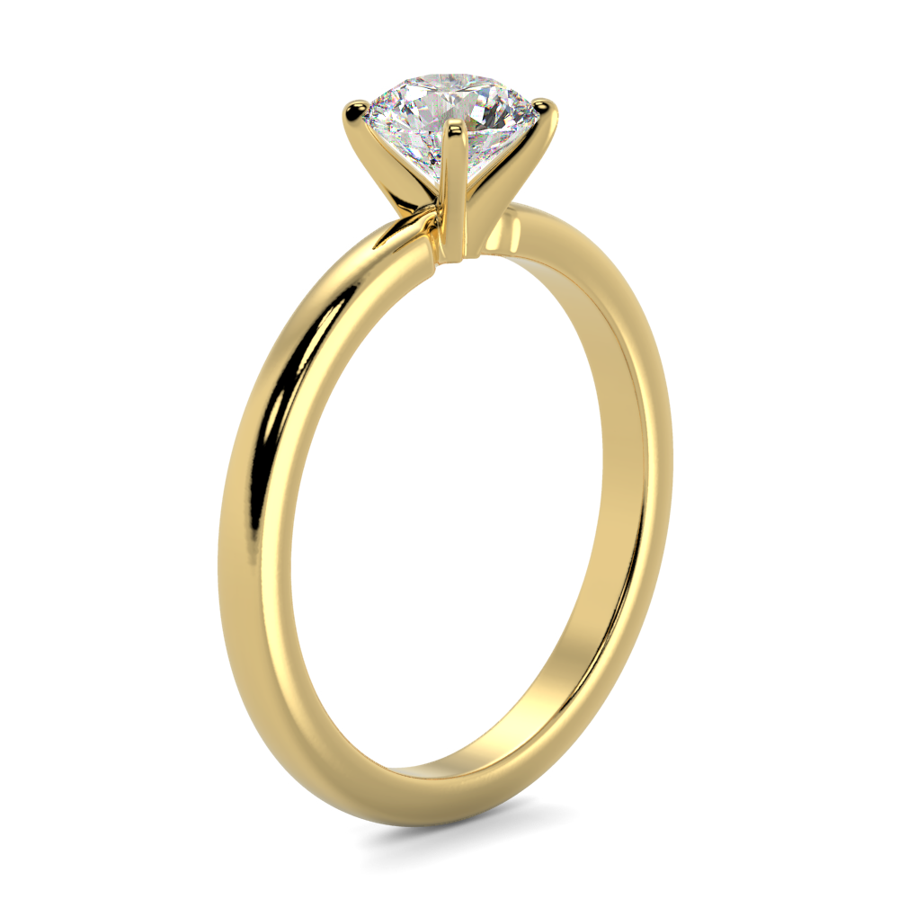Solitaire Diamond Engagement Ring