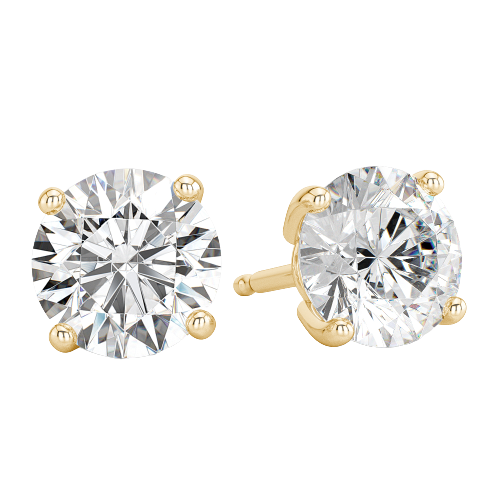 3 Carat Lab Diamond Stud Earrings (IGI Certified)