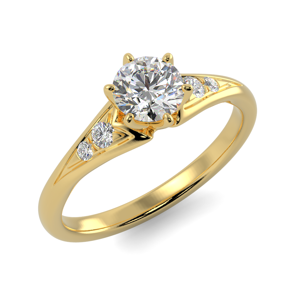 Classic Diamond Accent Ring
