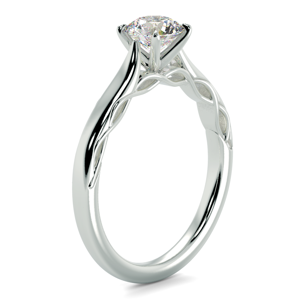 Elegant Vine Diamond Ring
