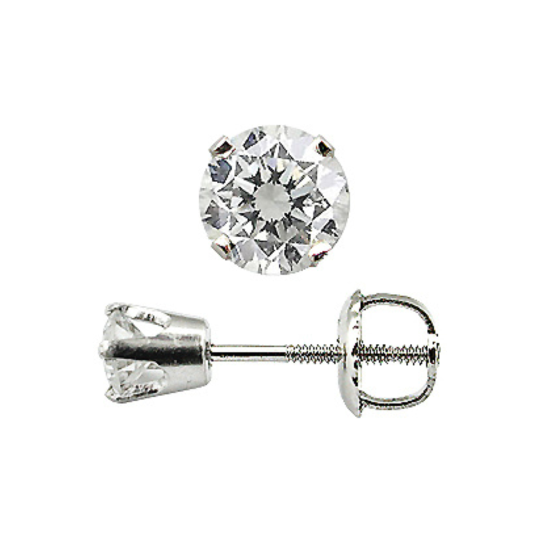 Crown Style Stud Earrings